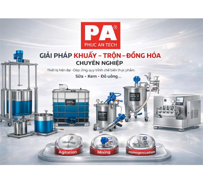 Làm Thế Nào Để Phân Biệt Máy Khuấy, Máy Trộn và Máy Đồng Hóa.