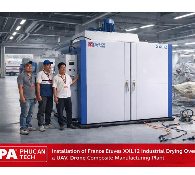 TẦM QUAN TRỌNG CỦA THIẾT BỊ ĐÓNG RẮN COMPOSITE CỦA HÃNG FRANCE ETUVES TRONG SẢN XUẤT DRONE HIỆN ĐẠI