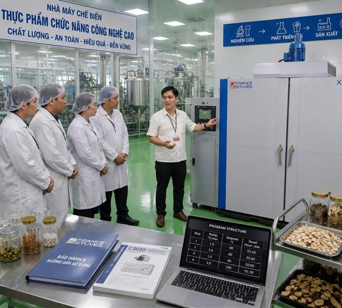 MÁY SẤY FRANCE ETUVES – KHÔNG CHỈ LÀ THIẾT BỊ GIA NHIỆT, MÀ LÀ CÔNG CỤ NGHIÊN CỨU VÀ PHÁT TRIỂN SẢN PHẨM